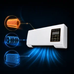 Cool Cove Portable AC: Dual Cooling & Heating – No Installation