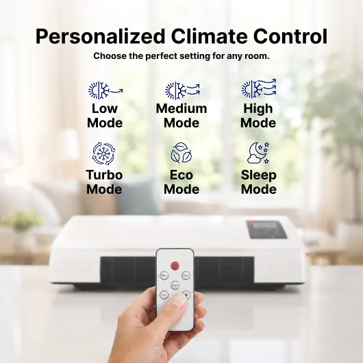 Cool Cove Portable AC: Dual Cooling & Heating – No Installation - Image 5