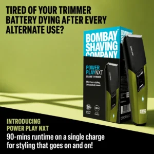 Bombay Shaving Company – Power Play NXT Beard Trimmer for Men, 90 Min Runtime