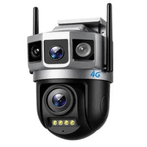 V380 Pro PTZ CCTV WiFi Camera – dual lens 4G full color night vision